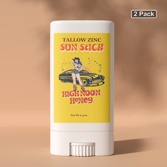 2 Pack Tallow Zinc Sun Stick