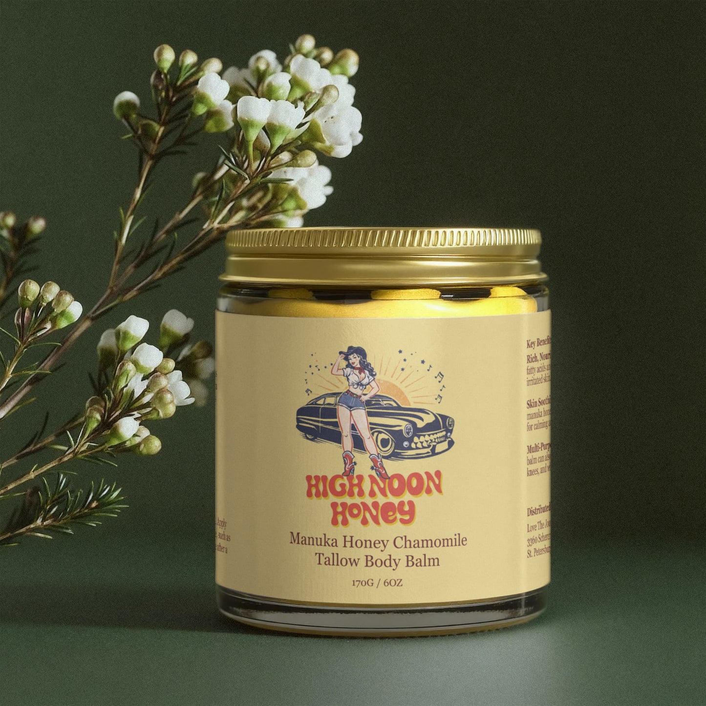 Manuka Honey Chamomile Tallow Body Balm